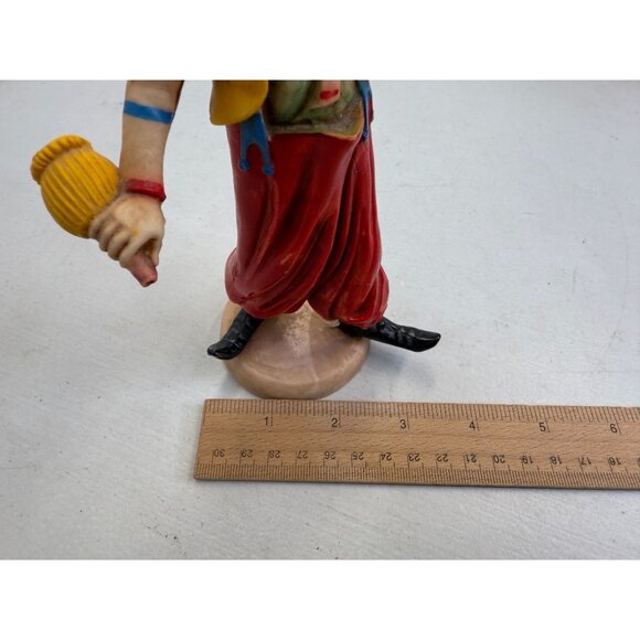 Vintage Fontanini Circus Clown Figurine Cup Drink Detailed Resin Statue Italy - Picture 8 of 8